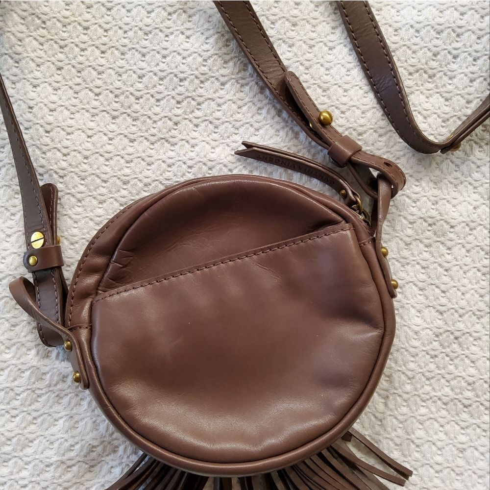 Cynthia Vincent Billy Leather Tassel Crossbody - Picture 2 of 10